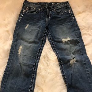 Miss Me size 26 boyfriend Capri